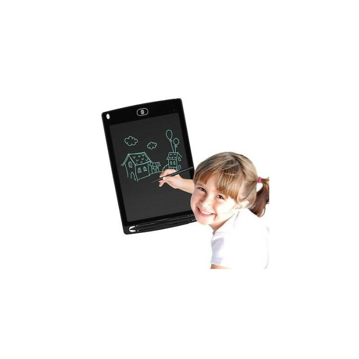Tableta LCD desenat si scris, 8.5", pentru copii sau grafica , cu buton stergere, negru, Doty [8]