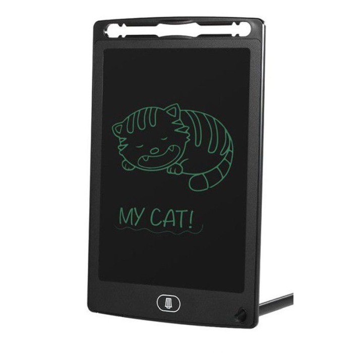 Tableta LCD desenat si scris, 8.5", pentru copii sau grafica , cu buton stergere, negru, Doty [9]