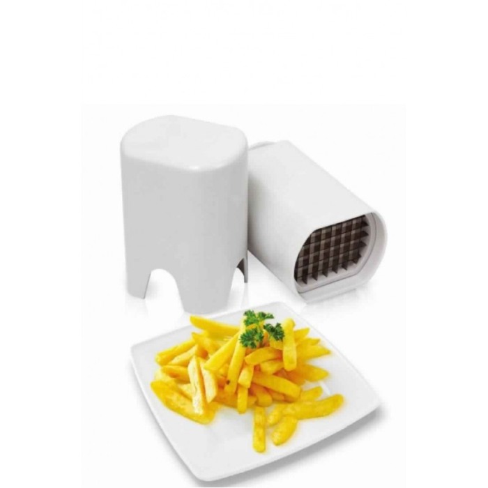 Taietor manual So Good Fries pentru cartofi, rapid si eficient , materiale de calitate, 13x10 cm,alb,doty [3]