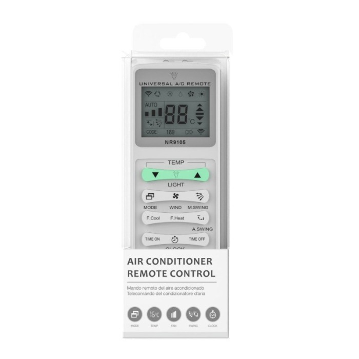 Telecomanda universala pentru aparatul de aer conditionat All in One, operare usoara, alb, Doty®️ [4]