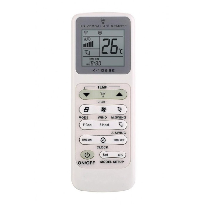 Telecomanda universala pentru aparatul de aer conditionat All in One, operare usoara, alb, Doty®️ [1]