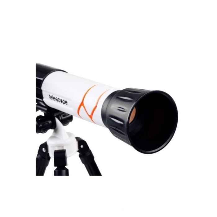 Telescop de jucarie UniverseView, acesorii inclus, trepied inclus, sticla optica, negru/alb [4]