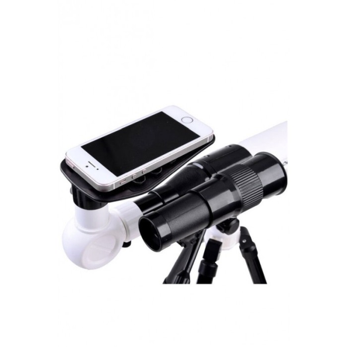 Telescop de jucarie UniverseView, acesorii inclus, trepied inclus, sticla optica, negru/alb [6]