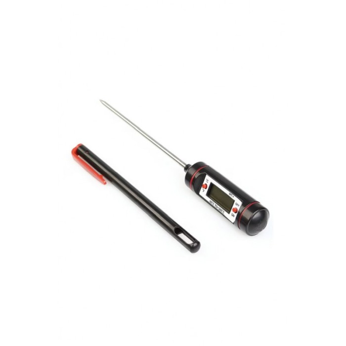 Termometru alimentar digital Heat&Cook, de bucatarie, cu sonda -50° C - +300° C, capac inclu, tija inox, 18 cm, negru, Doty® [2]