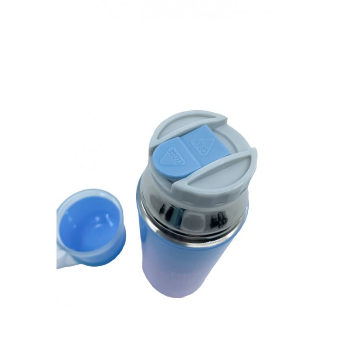 Termos RainbowCup, capacul poate fi ceasca,350 ml, 20 cm inaltime, portabil,albastru/mov [5]