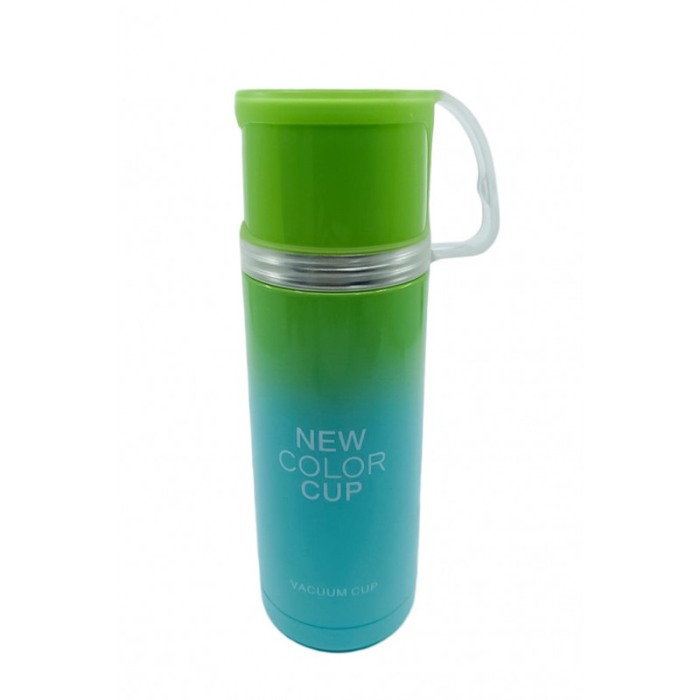 Termos RainbowCup, capacul poate fi ceasca,350 ml, 20 cm inaltime, portabil,verde/turcoaz [1]