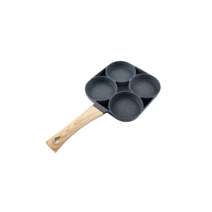 Tigaie antiaderenta SmartCooking cu 4 compartimente, material aliaj de aluminiu, 20x18 cm, gri [3]