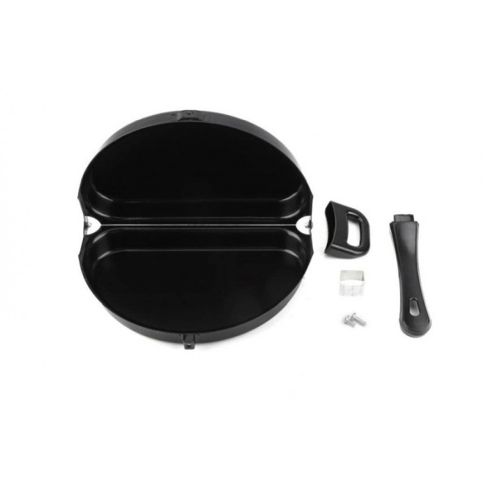 Tigaie Breakfast pliabila, usor de folosit si de curatat ,forma ovala,marime medie, negru,doty [6]