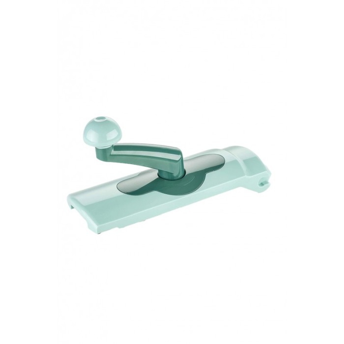 Tocator de bucatarie Perfectly Chopped, tip blender, manual, 6 lame, recipient, toaca si marunteste, 27x13 cm, verde, Doty® [4]
