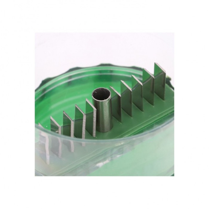 Tocator manual usturoi, GarlicPro cu 10 lame din otel, pentru maruntire, 9x6 cm [5]