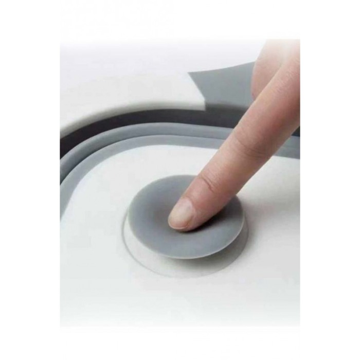 Tocator multifunctional 3 in 1, vas pentru legume si fructe, tocator sau cos depozitare, alb/gri, doty [6]
