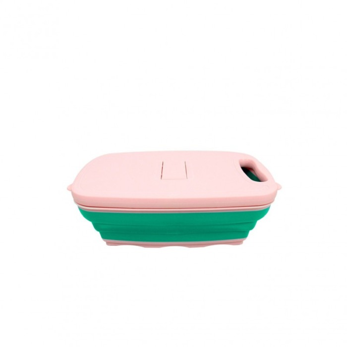 Tocator multifunctional Multi Tool Plate, accesorii incluse,roz/verde, 32 cm [2]