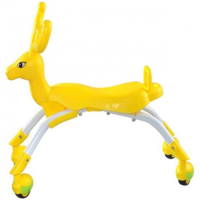 Trotineta copii, 4 roti miscare 360, model cerb, Galben, Doty [6]