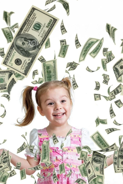 Tun de confeti CashBlast Doty®, model dolari falsi, 30 cm, pentru petreceri sau alte evenimente, usor de utilizat [2]