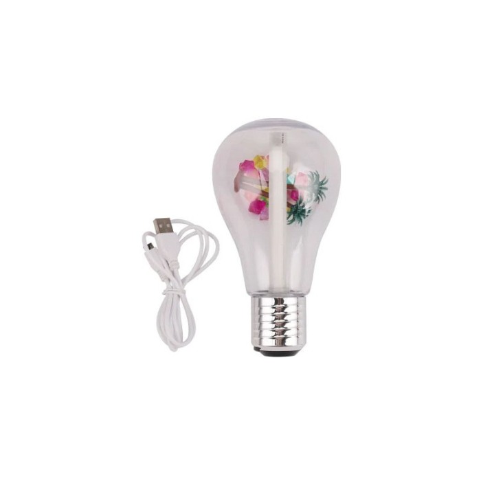 Umidificator Air Bulb, controleaza nivelul de umiditate, portabil,400ml, 16 cm, argintiu [8]
