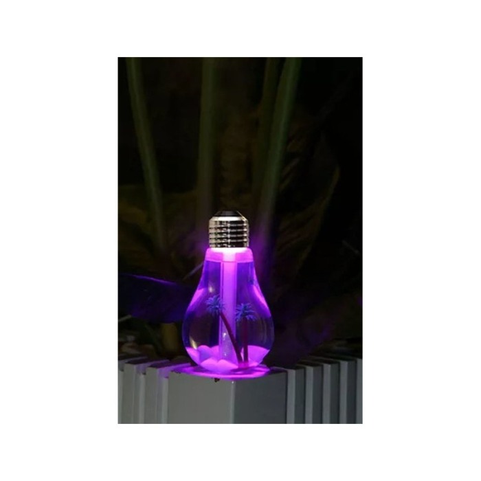 Umidificator Air Bulb, controleaza nivelul de umiditate, portabil,400ml, 16 cm, argintiu [3]