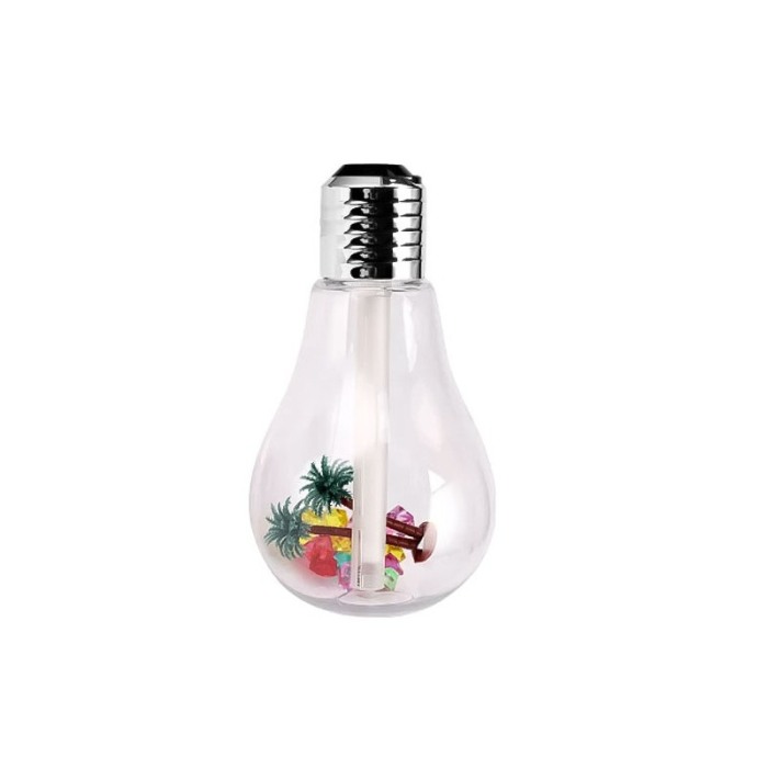 Umidificator Air Bulb, controleaza nivelul de umiditate, portabil,400ml, 16 cm, argintiu [9]