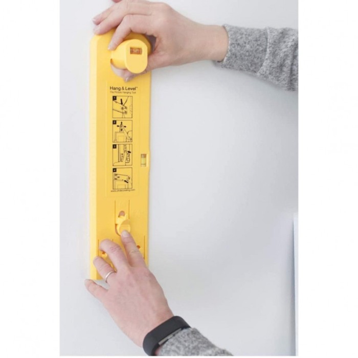 Unealta manuala pentru agatat tablouri Perfectly Fixed, usor de utilizat,eficienta, galben [7]