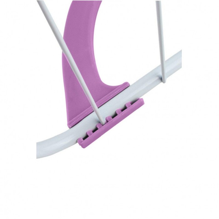 Uscator rufe pentru calorifer sau balcon EasyStand, 50x29 cm, alb/mov [2]