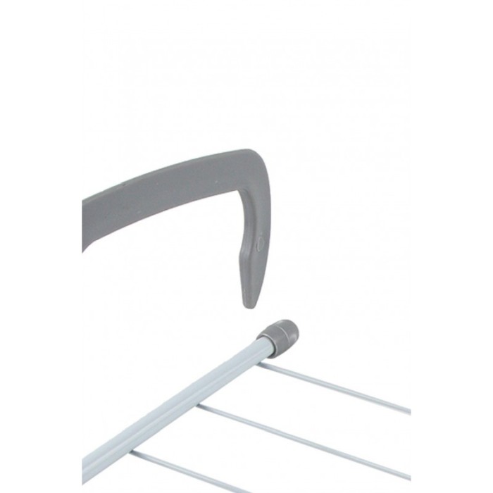 Uscator rufe pentru calorifer sau balcon EasyStand, usor de utilizat, 50x29 cm, alb/gri, Doty [2]