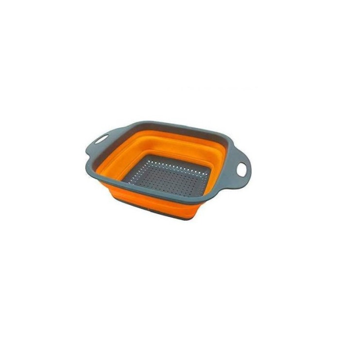 Vas strecuratoare pliabil pentru fructe si legume,dreptunghiular silicon, material rezistent, usor de folosit si de curatat,30 x [4]