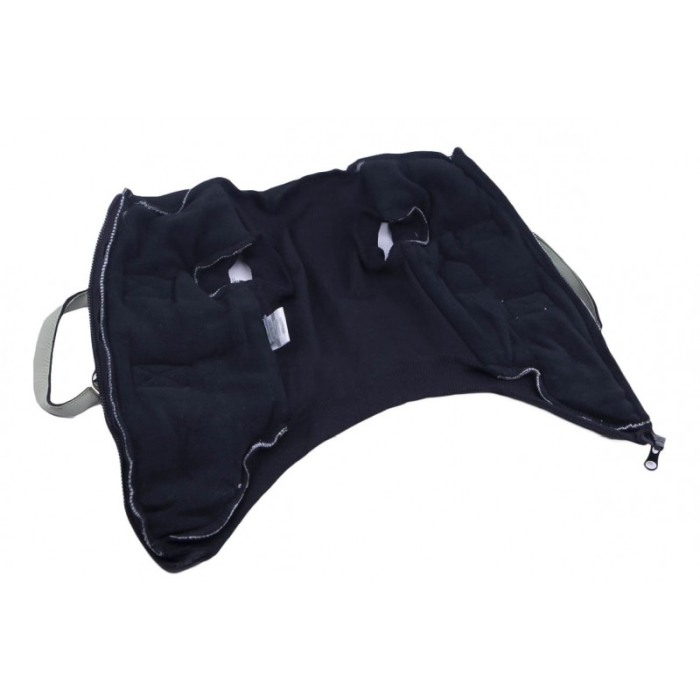 Vesta calduroasa Delta Dog ,pentru catei de talie mica,manere, confortabila,material moale si flexibil,deisgn modern,negru/verde [3]