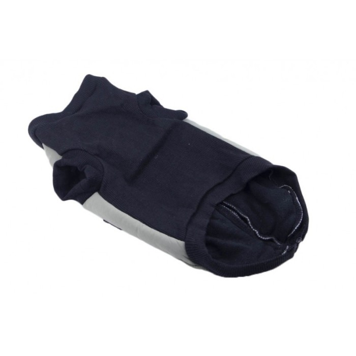 Vesta calduroasa Delta Dog ,pentru catei de talie mica,manere, confortabila,material moale si flexibil,deisgn modern,negru/verde [2]