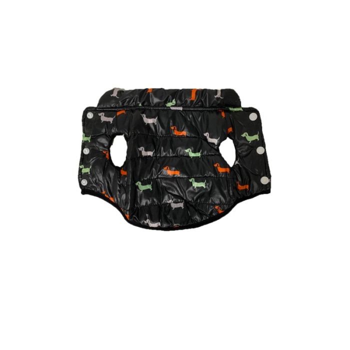 Vesta calduroasa si impermeabila pentru catei de talie mica, negru, masura XL, Doty® [2]