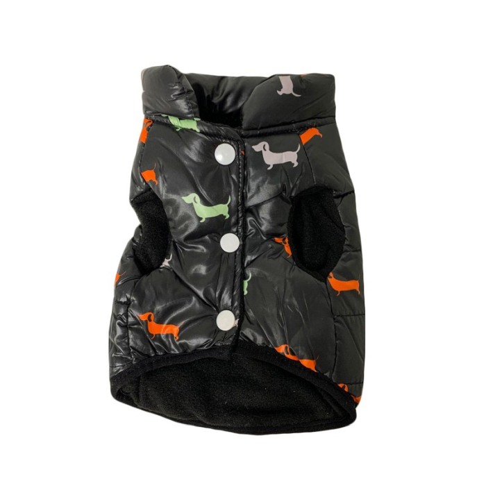 Vesta calduroasa si impermeabila pentru catei de talie mica, negru, masura XL, Doty® [1]