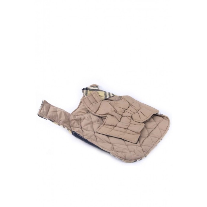 Vesta cu 2 fete pentru caini de talie mica, carouri sau varianta uni, 45 cm, confortabila si calduroasa,captusita, doty [9]