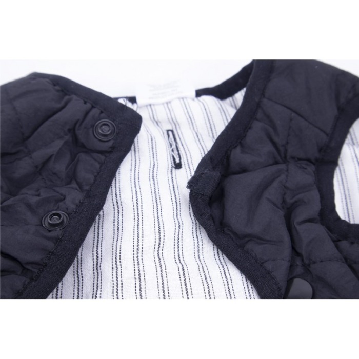 Vesta Elmo calduroasa si impermeabila,pentru catei de talie mica,confortabila,material moale, negru,marime 48/L,Doty [5]