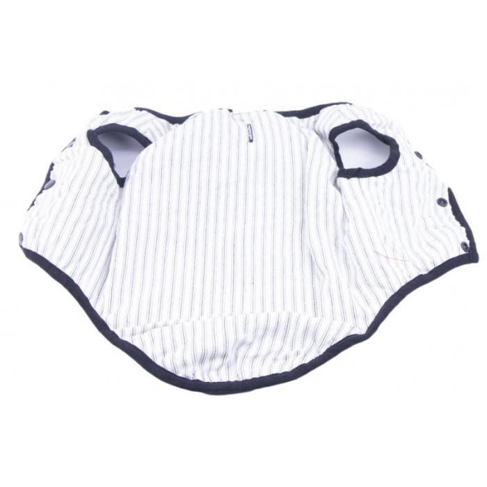 Vesta Elmo calduroasa si impermeabila,pentru catei de talie mica,confortabila,material moale, negru,marime 48/L,Doty [6]