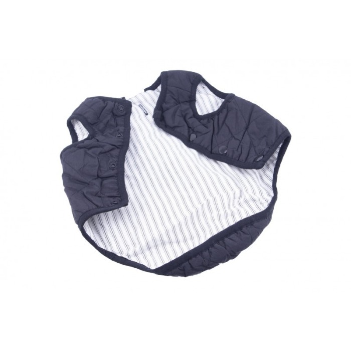 Vesta Elmo calduroasa si impermeabila,pentru catei de talie mica,confortabila,material moale, negru,marime 48/L,Doty [4]