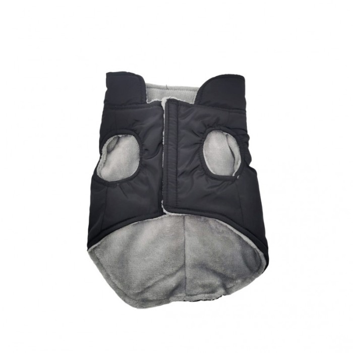 Vesta impermeabila si captusita pentru caini de talie mica BobbyPuff Doty®, 30 cm, S, negru [3]