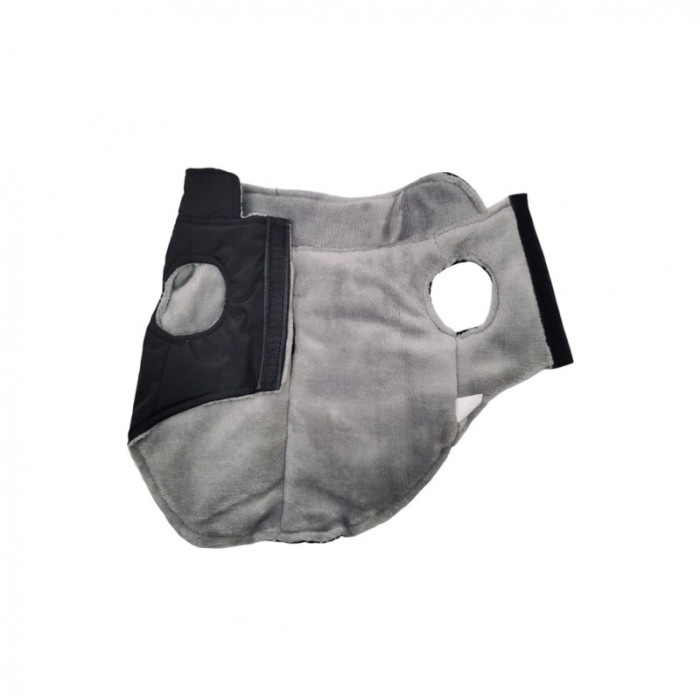 Vesta impermeabila si captusita pentru caini de talie mica BobbyPuff Doty®, 30 cm, S, negru [2]