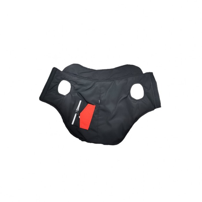 Vesta impermeabila si captusita pentru caini de talie mica BobbyPuff Doty®, 30 cm, S, negru [4]