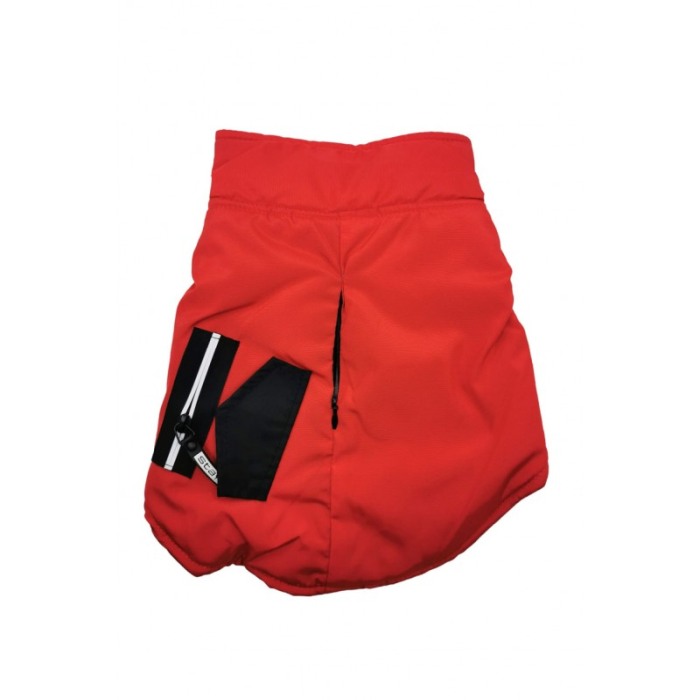 Vesta impermeabila si captusita pentru caini de talie mica BobbyPuff Doty®, 30 cm, S, rosu [5]