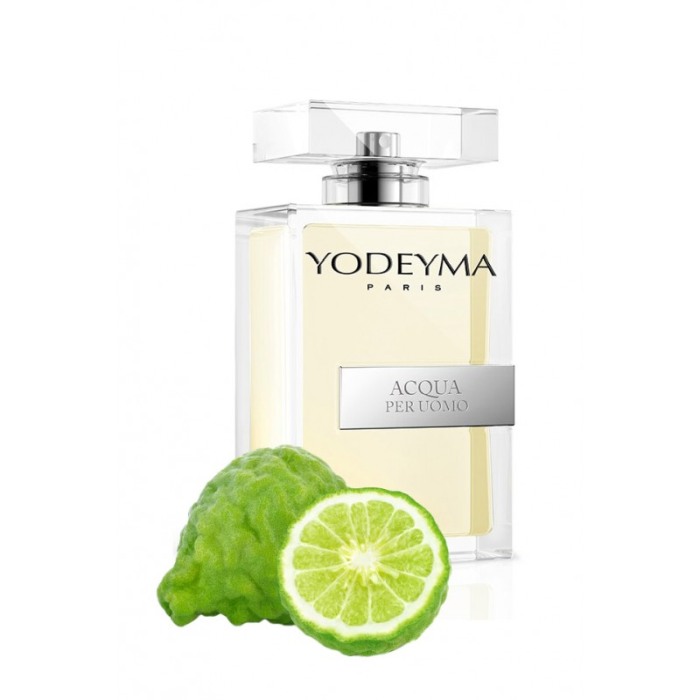Yodeyma Acqua per Uomo Apa de parfum pentru barbati, nuante de bergamota, nota acvatica si lemn, 100ml [3]