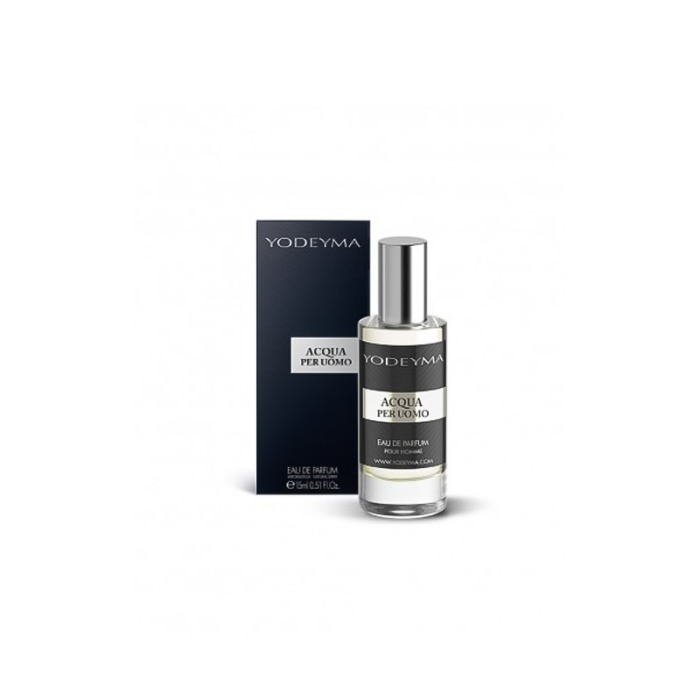 Yodeyma Acqua per Uomo Apa de parfum pentru barbati, nuante de bergamota, nota acvatica si lemn, 15ml [4]