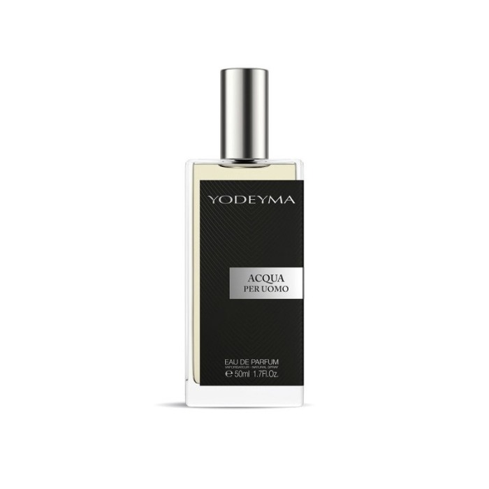 Yodeyma Acqua per Uomo Apa de parfum pentru barbati, nuante de bergamota, nota acvatica si lemn, 50ml [3]