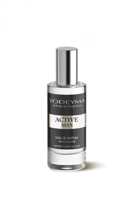 Yodeyma Active Man Apa de parfum pentru barbati, nuante de ananas, pachuli si lichen de prun, 15ml [4]