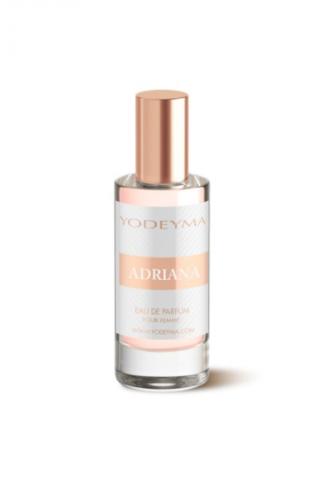 Yodeyma Adriana Apa de parfum pentru femei, nuante de agris negru, piersic si vanilie, 15ml [3]
