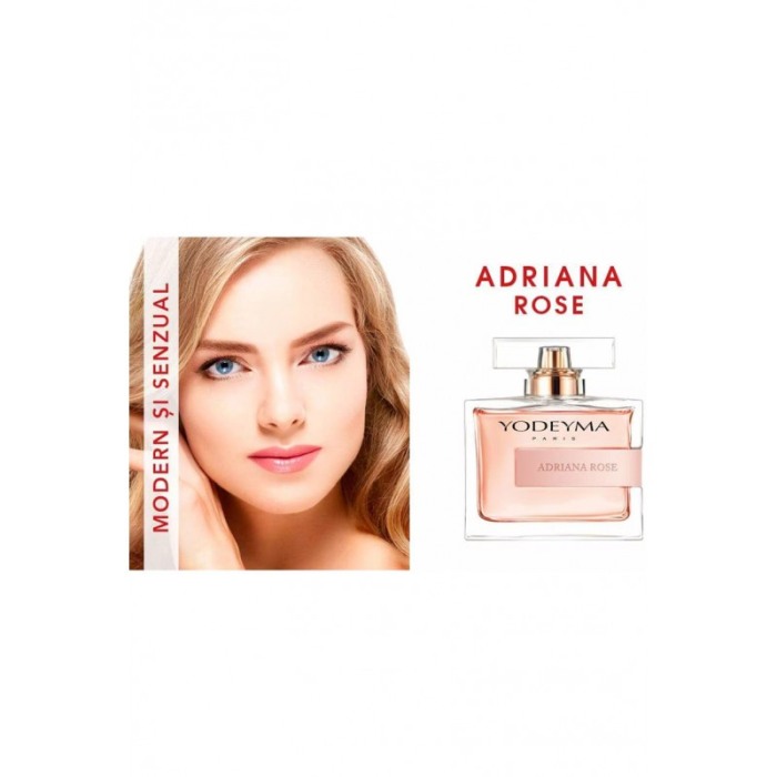 Yodeyma Adriana Rose Apa de parfum pentru femei, nuante de bergamota, trandafir si vanilie, 100ml [2]