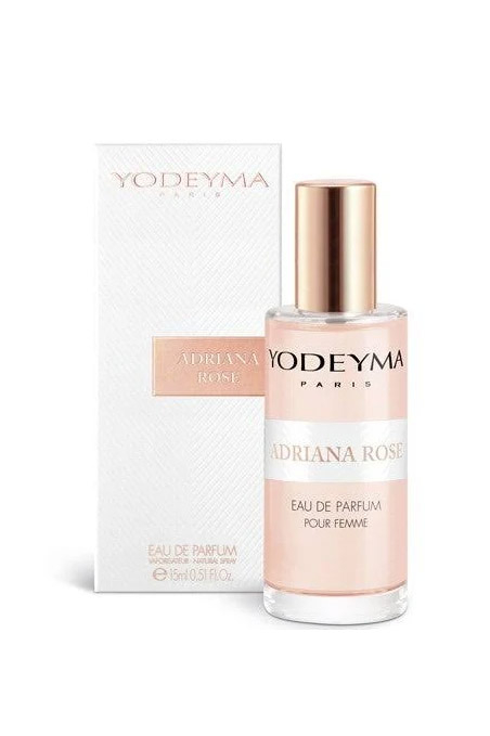 Yodeyma Adriana Rose Apa de parfum pentru femei, nuante de bergamota, trandafir si vanilie, 15ml [3]