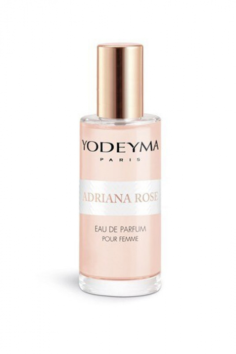 Yodeyma Adriana Rose Apa de parfum pentru femei, nuante de bergamota, trandafir si vanilie, 15ml [2]