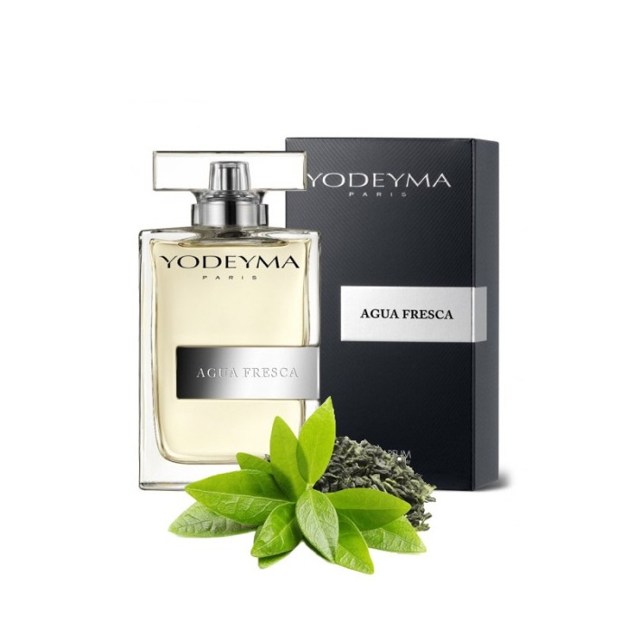 Yodeyma Agua Fresca Apa de parfum pentru barbati, nuante de ceai verde, nuca macinata si lichen de prun, 100ml [3]