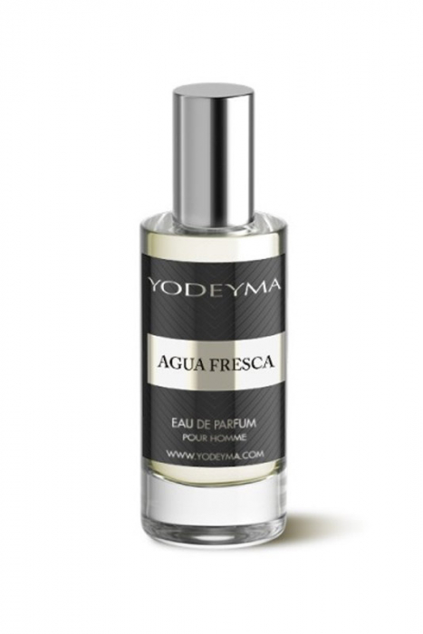 Yodeyma Agua Fresca Apa de parfum pentru barbati, nuante de ceai verde, nuca macinata si lichen de prun, 15ml [2]
