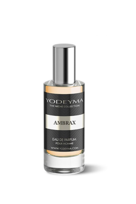 Yodeyma Ambrax Apa de parfum pentru barbati, nuante de Lemn de agar, Rasina de benjoin si tamaie, este nota perfecta de masculinitate moderna, putere si rafinament, 15ml [3]