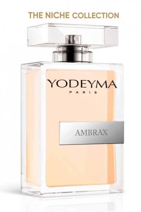 Yodeyma Ambrax Apa de parfum pentru barbati, nuante de Lemn de agar, Rasina de benjoin si tamaie, este nota perfecta de masculinitate moderna, putere si rafinament, 100ml [2]