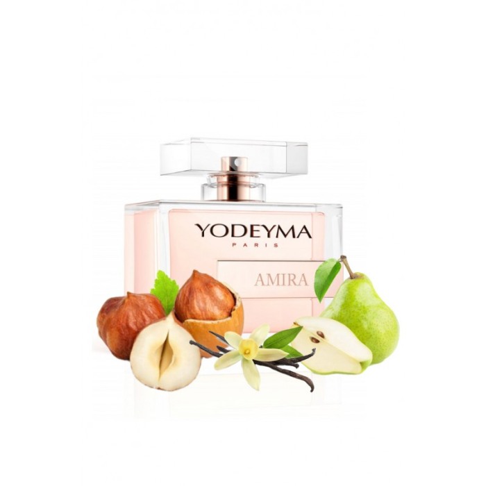 Yodeyma Amira Apa de parfum pentru femei, nuante de para, alune de padure si vanilie, 100ml [1]